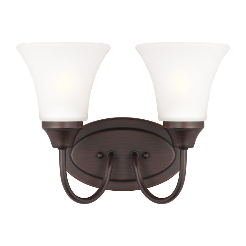 Generation Lighting - 44806EN3-710 - Two Light Wall / Bath - Holman - Bronze