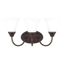 Generation Lighting - 44807-710 - Three Light Wall / Bath - Holman - Bronze