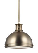 Generation Lighting - 65085EN3-848 - One Light Pendant - Pratt Street Metal - Satin Brass
