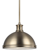 Generation Lighting - 65086EN3-848 - Two Light Pendant - Pratt Street Metal - Satin Brass