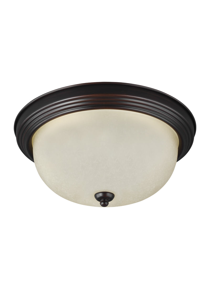 Generation Lighting - 77063EN3-710 - One Light Flush Mount - Geary - Bronze