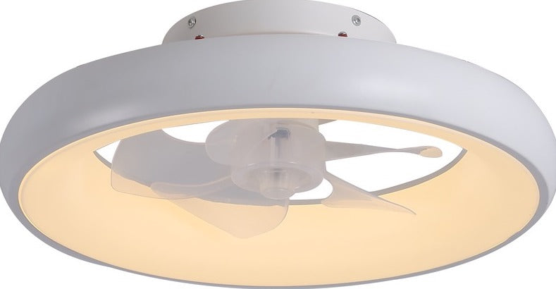 ABANICO DE TECHO CON LUZ LED 40W Y CONTROL REMOTO, 6 VELOCIDADES, EMITE 2120LM, OPCION A ELEGIR TONALIDAD DE LUZ CCT: 30K,40K,60K,110-240V, 50-60HZ, GRADO DE PROTECCION IP20, ACABADO BLANCO.