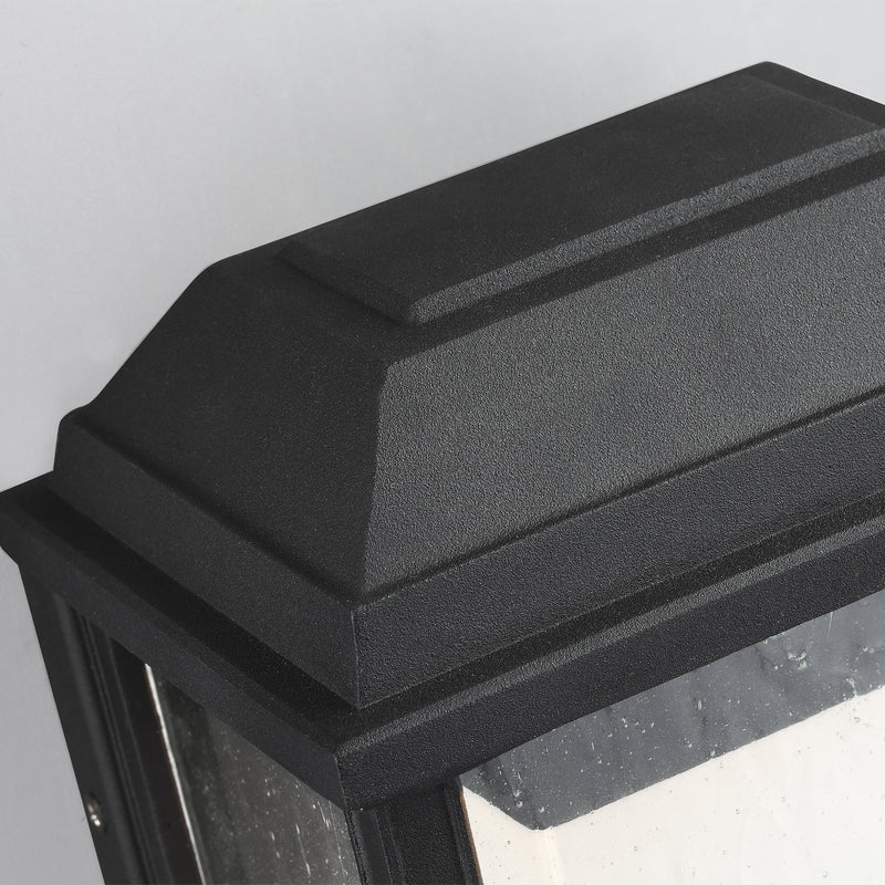 LED Outdoor Wall Sconce<br /><span style="color:#4AB0CE;">Entrega: 4-10 dias en USA</span><br /><span style="color:#4AB0CE;font-size:60%;">PREGUNTE POR ENTREGA EN PANAMA</span><br />Collection: McHenry<br />Finish: Textured Black