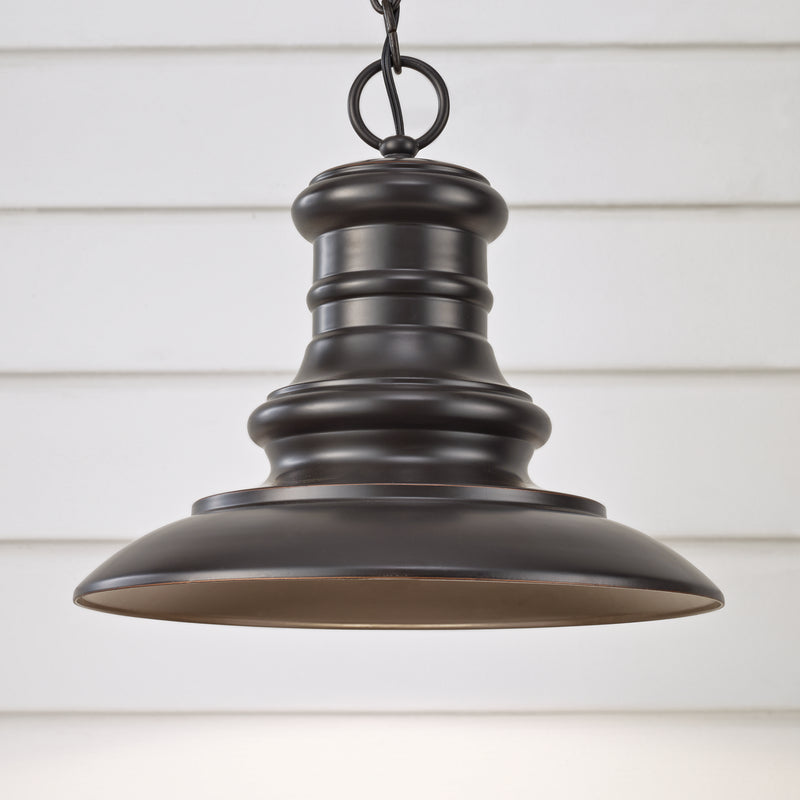 Generation Lighting - OL8904RSZ-L1 - LED Outdoor Wall Sconce - Redding Station - Restoration Bronze