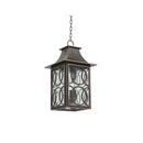 Kalco - 404250AGB - Three Light Hanging Lantern - Monterey Outdoor - Aged Bronze