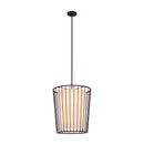 Kalco - 507050BZ - Six Light Foyer Pendant - Pacifica - Bronze