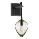 Troy Lighting - B6201-GRA/BCR - One Light Wall Sconce - Brixton - Graphite