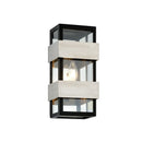 Troy Lighting - B6521 - One Light Wall Mount - Dana Point - Black With Brushed Stainless