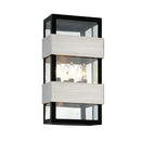 Troy Lighting - B6523 - Three Light Wall Sconce - Dana Point - Black With Brushed Stainless