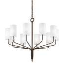 Troy Lighting - F6179-HBZ - Ten Light Chandelier - Juniper - Heritage Bronze