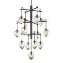 Troy Lighting - F6208-GRA/BCR - 13 Light Chandelier - Brixton - Graphite