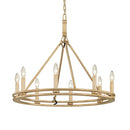Troy Lighting - F6246-CPL - Eight Light Chandelier - Sutton - Champagne Leaf