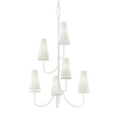 Troy Lighting - F6287-GSW - Six Light Chandelier - Marcel - Gesso White