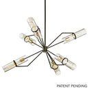 Troy Lighting - F6318-TBZ/BBA - Six Light Chandelier - Raef - Textured Bronze