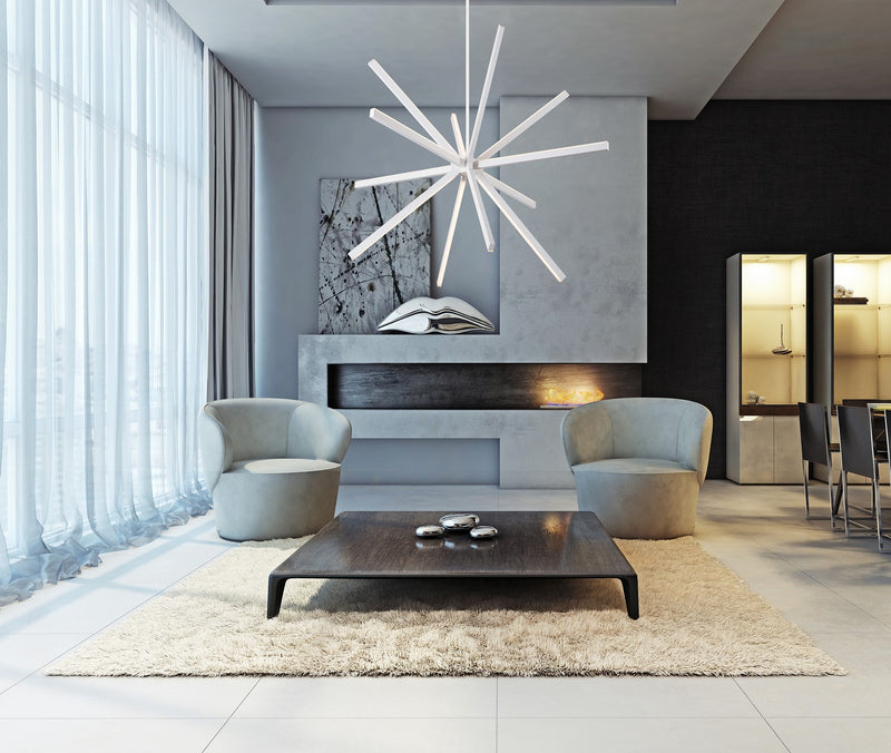 Kuzco Lighting - CH14348-WH - LED Chandelier - Sirius - White