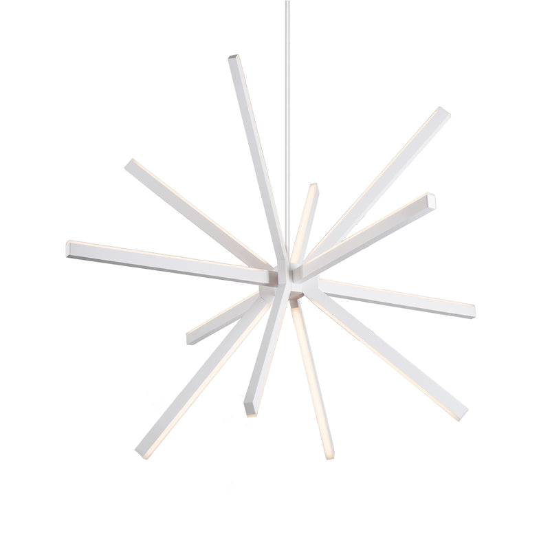 LED Chandelier<br /><span style="color:#4AB0CE;">Entrega: 4-10 dias en USA</span><br /><span style="color:#4AB0CE;font-size:60%;">PREGUNTE POR ENTREGA EN PANAMA</span><br />Collection: Sirius<br />Finish: White