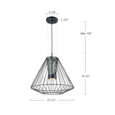 Kuzco Lighting - EP68428-BK - LED Outdoor Pendant - Arctic - Black