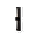 Kuzco Lighting - EW48218-BK - LED Wall Sconce - Copenhagen - Black
