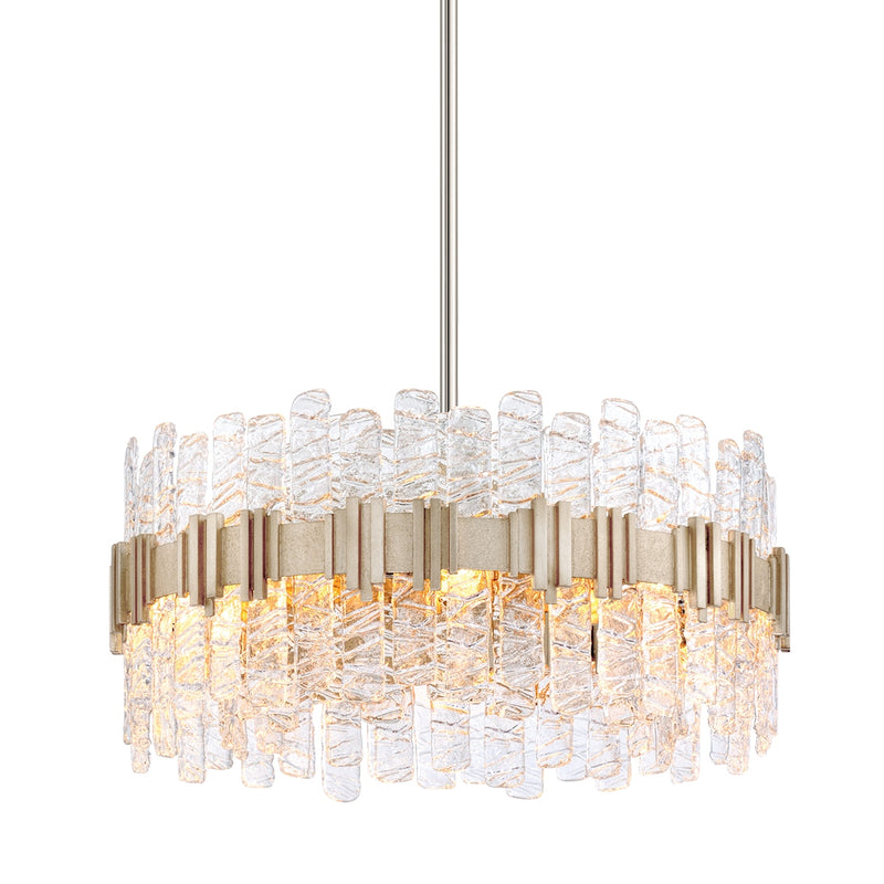 Corbett Lighting - 256-48-WSL - Eight Light Chandelier - Ciro - Warm Silver Leaf