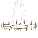 Corbett Lighting - 258-016-WSL - LED Chandelier - Nexus - Warm Silver Leaf