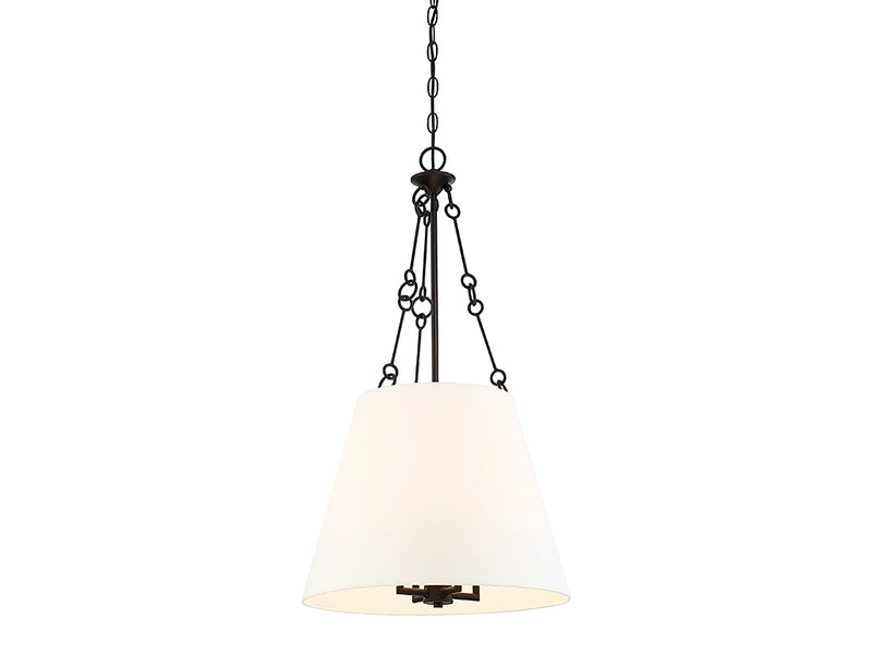 Savoy House - 7-2201-4-13 - Four Light Pendant - Austin - English Bronze