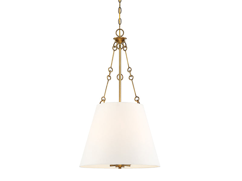 Four Light Pendant<br /><span style="color:#4AB0CE;">Entrega: 2-3 semanas en USA</span><br /><span style="color:#4AB0CE;font-size:60%;">PREGUNTE POR ENTREGA EN PANAMA</span><br />Collection: Austin<br />Finish: Warm Brass