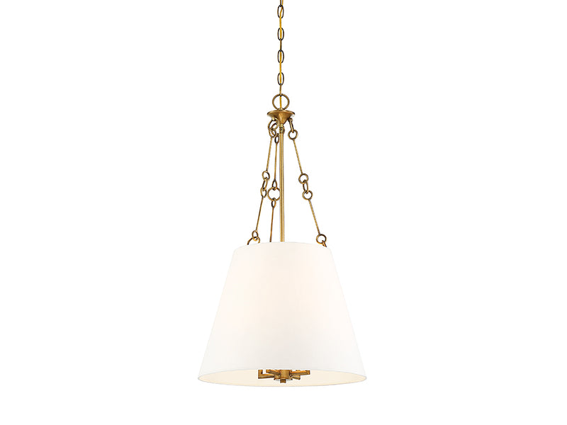 Four Light Pendant<br /><span style="color:#4AB0CE;">Entrega: 2-3 semanas en USA</span><br /><span style="color:#4AB0CE;font-size:60%;">PREGUNTE POR ENTREGA EN PANAMA</span><br />Collection: Austin<br />Finish: Warm Brass