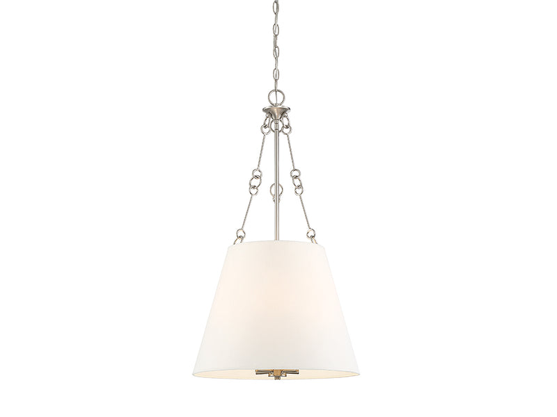 Four Light Pendant<br /><span style="color:#4AB0CE;">Entrega: 4-10 dias en USA</span><br /><span style="color:#4AB0CE;font-size:60%;">PREGUNTE POR ENTREGA EN PANAMA</span><br />Collection: Austin<br />Finish: Satin Nickel