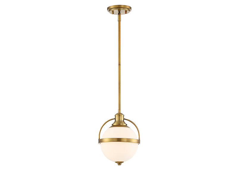 One Light Pendant<br /><span style="color:#4AB0CE;">Entrega: 4-10 dias en USA</span><br /><span style="color:#4AB0CE;font-size:60%;">PREGUNTE POR ENTREGA EN PANAMA</span><br />Collection: Westbourne<br />Finish: Warm Brass