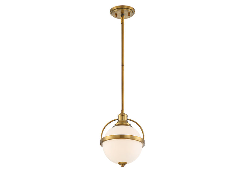 One Light Pendant<br /><span style="color:#4AB0CE;">Entrega: 4-10 dias en USA</span><br /><span style="color:#4AB0CE;font-size:60%;">PREGUNTE POR ENTREGA EN PANAMA</span><br />Collection: Westbourne<br />Finish: Warm Brass