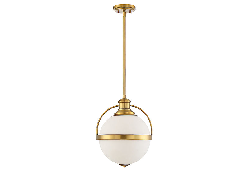 One Light Pendant<br /><span style="color:#4AB0CE;">Entrega: 4-10 dias en USA</span><br /><span style="color:#4AB0CE;font-size:60%;">PREGUNTE POR ENTREGA EN PANAMA</span><br />Collection: Westbourne<br />Finish: Warm Brass