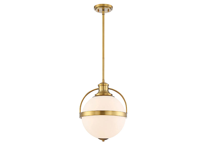 One Light Pendant<br /><span style="color:#4AB0CE;">Entrega: 4-10 dias en USA</span><br /><span style="color:#4AB0CE;font-size:60%;">PREGUNTE POR ENTREGA EN PANAMA</span><br />Collection: Westbourne<br />Finish: Warm Brass