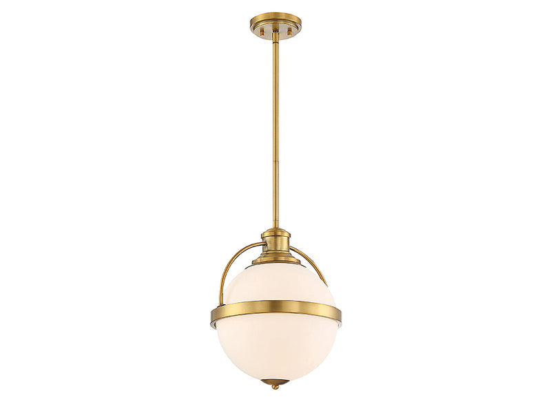 One Light Pendant<br /><span style="color:#4AB0CE;">Entrega: 4-10 dias en USA</span><br /><span style="color:#4AB0CE;font-size:60%;">PREGUNTE POR ENTREGA EN PANAMA</span><br />Collection: Westbourne<br />Finish: Warm Brass