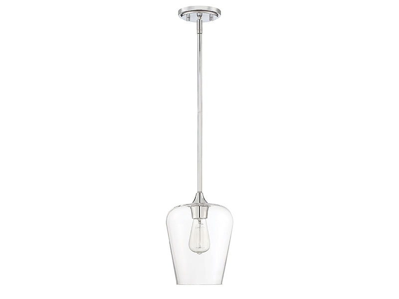 One Light Pendant<br /><span style="color:#4AB0CE;">Entrega: 4-10 dias en USA</span><br /><span style="color:#4AB0CE;font-size:60%;">PREGUNTE POR ENTREGA EN PANAMA</span><br />Collection: Octave<br />Finish: Polished Chrome