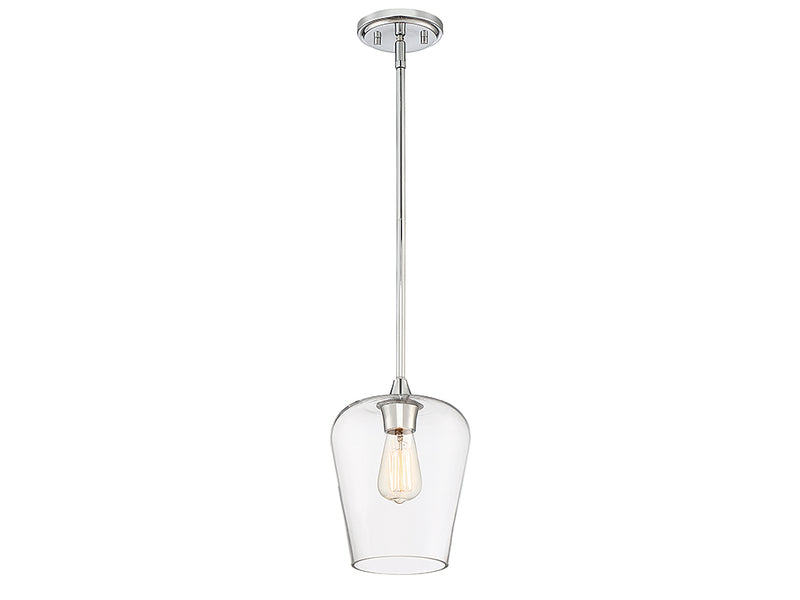 One Light Pendant<br /><span style="color:#4AB0CE;">Entrega: 4-10 dias en USA</span><br /><span style="color:#4AB0CE;font-size:60%;">PREGUNTE POR ENTREGA EN PANAMA</span><br />Collection: Octave<br />Finish: Polished Chrome