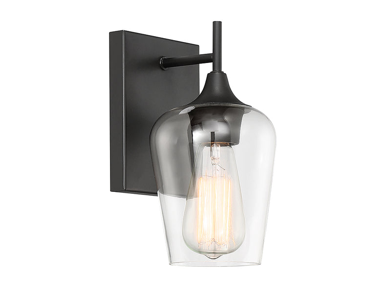 One Light Wall Sconce<br /><span style="color:#4AB0CE;">Entrega: 4-10 dias en USA</span><br /><span style="color:#4AB0CE;font-size:60%;">PREGUNTE POR ENTREGA EN PANAMA</span><br />Collection: Octave<br />Finish: English Bronze