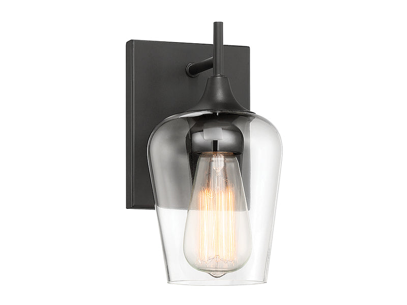 One Light Wall Sconce<br /><span style="color:#4AB0CE;">Entrega: 4-10 dias en USA</span><br /><span style="color:#4AB0CE;font-size:60%;">PREGUNTE POR ENTREGA EN PANAMA</span><br />Collection: Octave<br />Finish: English Bronze