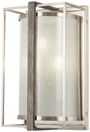 Minka-Lavery - 3563-098 - Three Light Wall Sconce - Tyson's Gate - Brushed Nickel w/Shale Wood