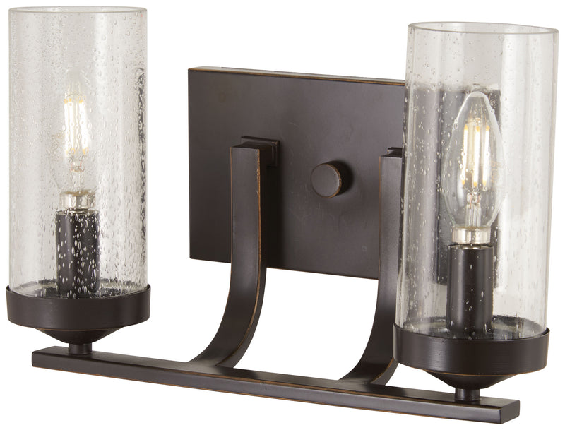 Minka-Lavery - 4652-579 - Two Light Bath - Elyton - Downtown Bronze w/Gold Highlights
