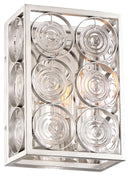 Two Light Wall Sconce<br /><span style="color:#4AB0CE;">Entrega: 4-10 dias en USA</span><br /><span style="color:#4AB0CE;font-size:60%;">PREGUNTE POR ENTREGA EN PANAMA</span><br />Collection: Culture Chic<br />Finish: Catalina Silver