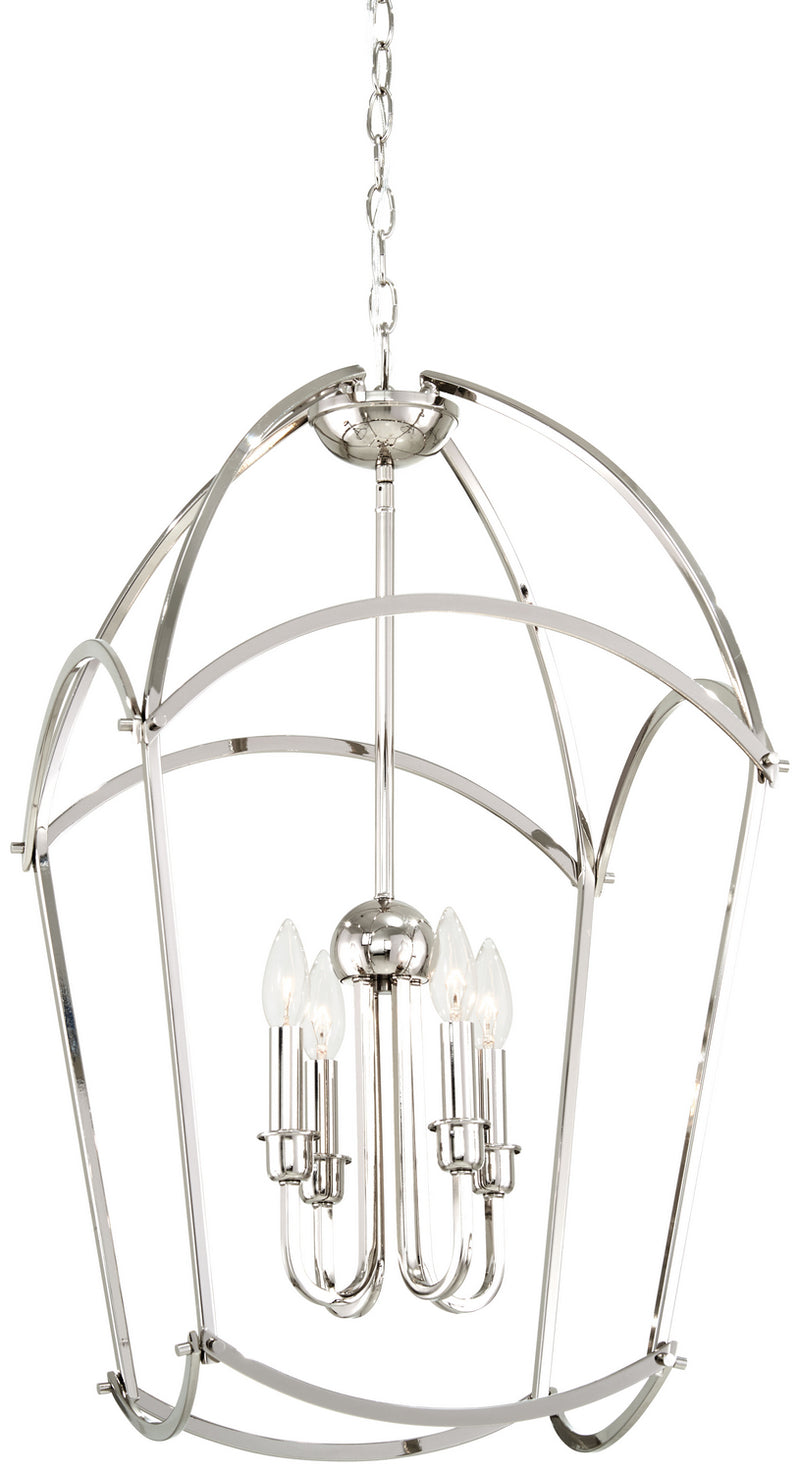 Minka-Lavery - 4774-613 - Four Light Pendant - Jupiter'S Canopy - Polished Nickel