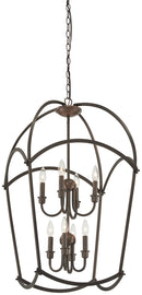 Minka-Lavery - 4778-281 - Eight Light Pendant - Jupiter's Canopy - Harvard Court Bronze