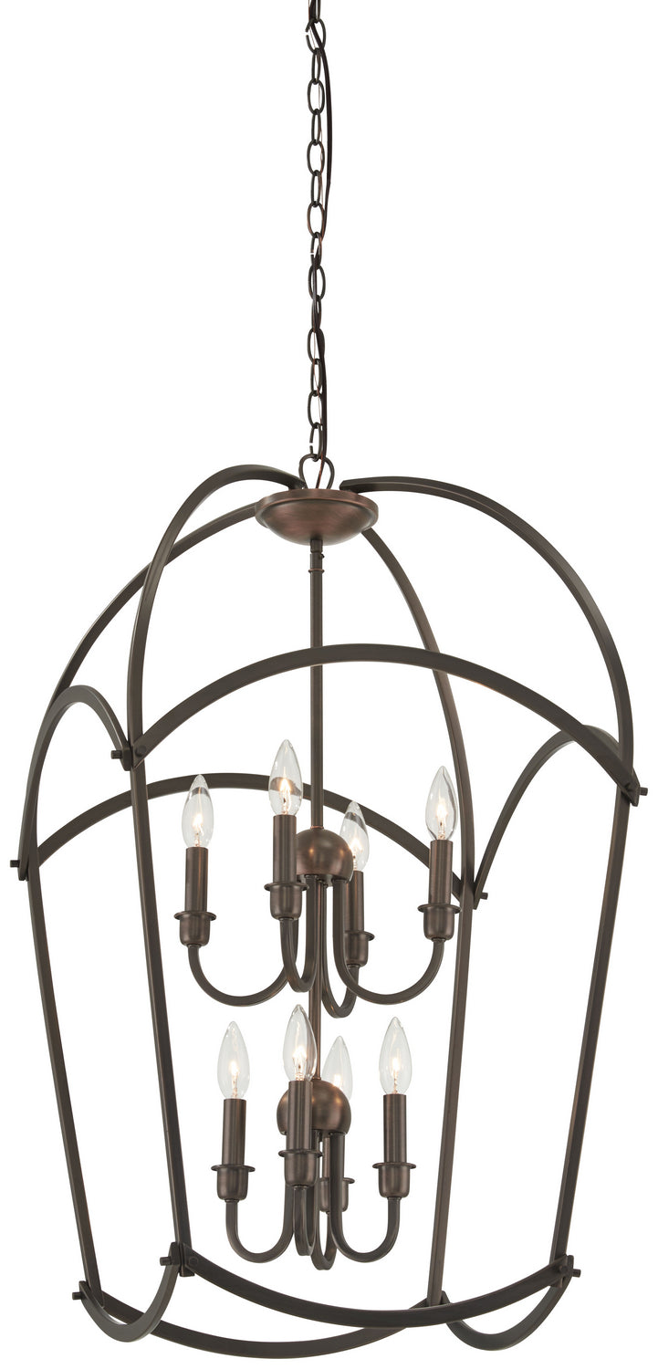 Minka-Lavery - 4778-281 - Eight Light Pendant - Jupiter's Canopy - Harvard Court Bronze