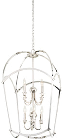 Minka-Lavery - 4778-613 - Eight Light Pendant - Jupiter's Canopy - Polished Nickel