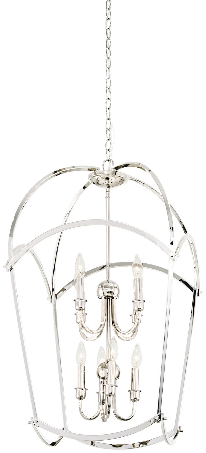 Minka-Lavery - 4778-613 - Eight Light Pendant - Jupiter'S Canopy - Polished Nickel