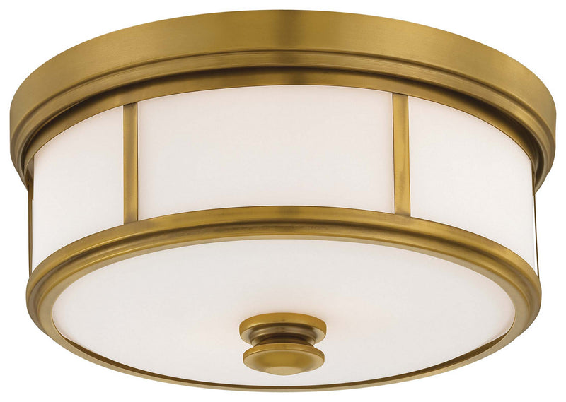 Minka-Lavery - 6368-249 - Three Light Flush Mount - Liberty Gold