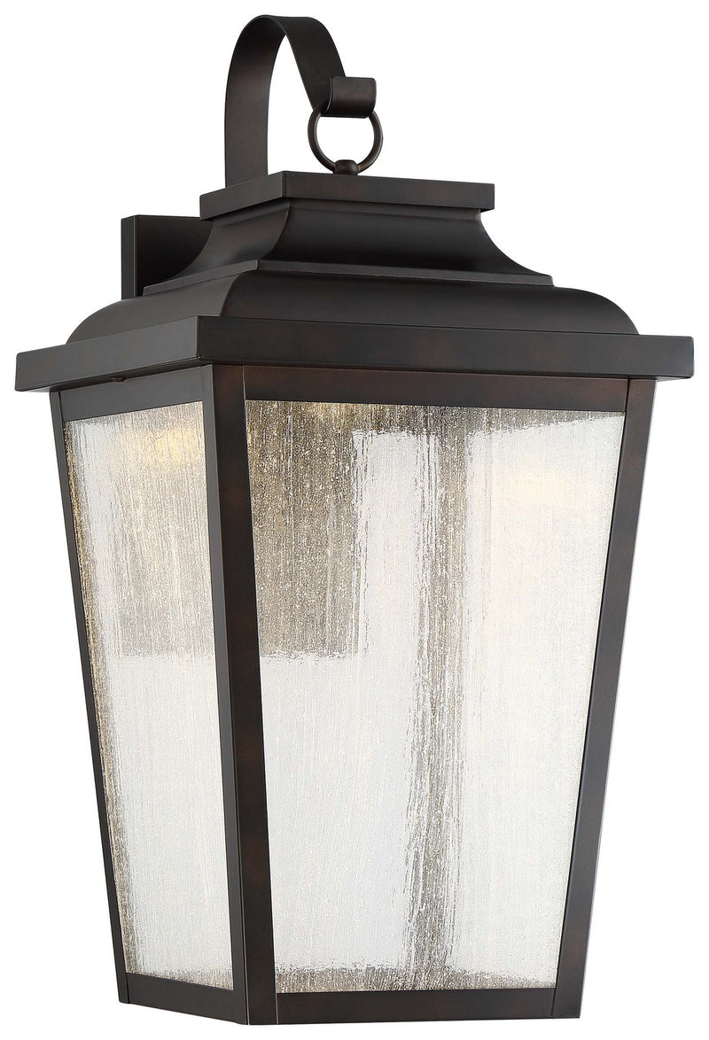 LED Outdoor Wall Mount<br /><span style="color:#4AB0CE;">Entrega: 4-10 dias en USA</span><br /><span style="color:#4AB0CE;font-size:60%;">PREGUNTE POR ENTREGA EN PANAMA</span><br />Collection: Irvington Manor LED<br />Finish: Chelesa Bronze