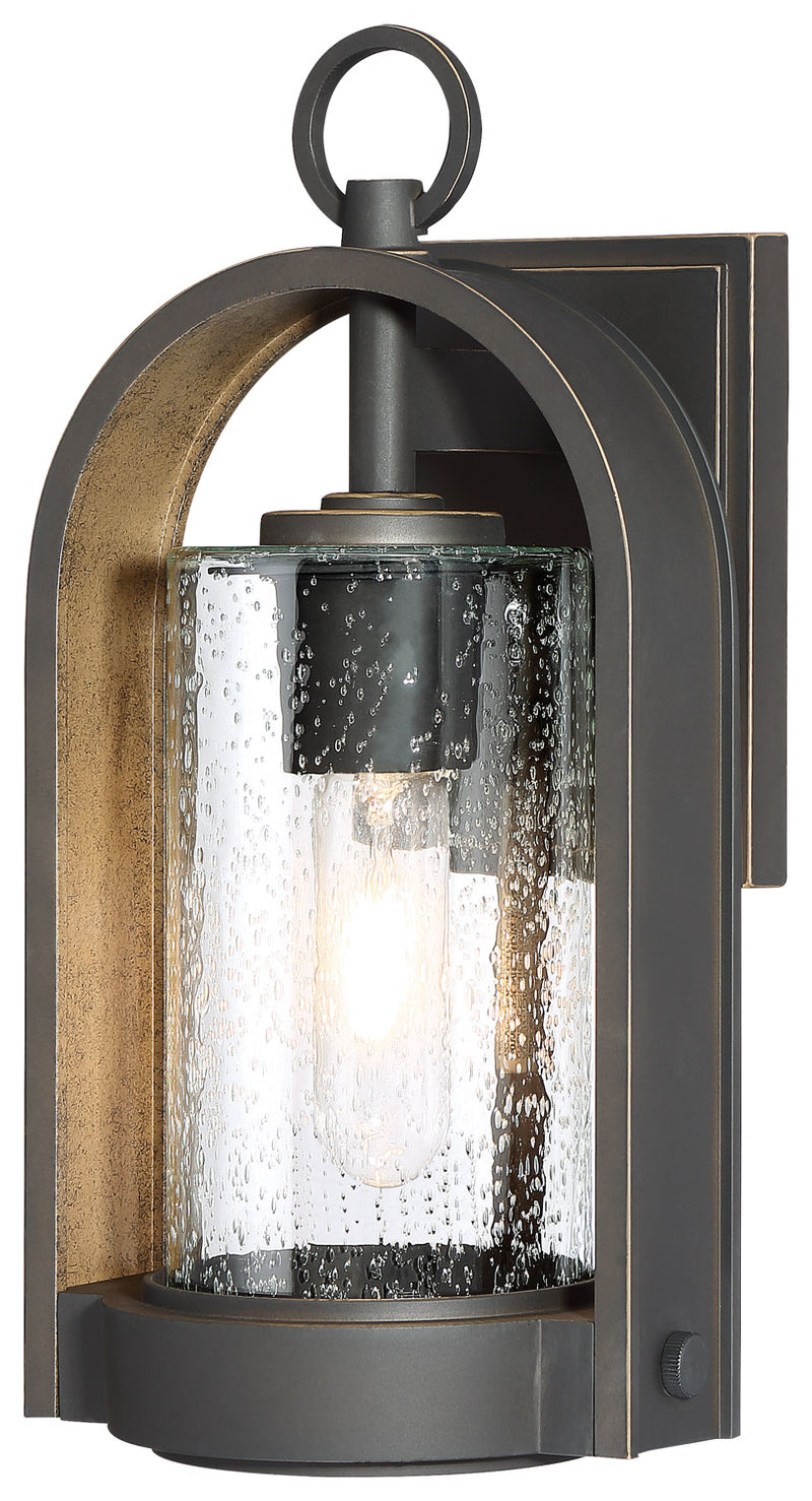 Minka-Lavery - 72451-143C - One Light Outdoor Wall Mount - Kamstra - Oil Rubbed Bronze W/ Gold High