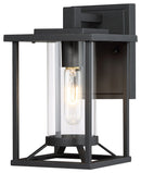 Minka-Lavery - 72471-66 - One Light Outdoor Wall Mount - Trescott - Black
