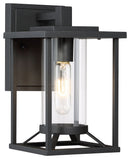 One Light Outdoor Wall Mount<br /><span style="color:#4AB0CE;">Entrega: 4-10 dias en USA</span><br /><span style="color:#4AB0CE;font-size:60%;">PREGUNTE POR ENTREGA EN PANAMA</span><br />Collection: Trescott<br />Finish: Black